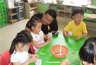孩子们在接受幼儿澳门永利平台官网正规